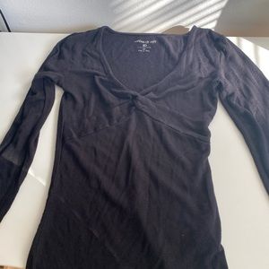 Aeropostale Black Seriously Soft Long Sleeve - XS